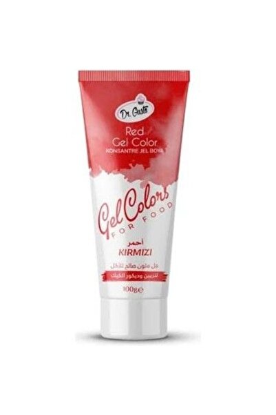 Dr. Gusto Jel Boya Tüp Bayrak Kırmızı (100 GR)