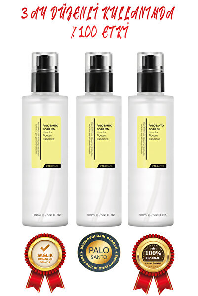 Palo Santo 3 ADET Snail 96 Mucin Power 100ml - Salyangoz Özlü Nemlendirici Ve Besleyici jel