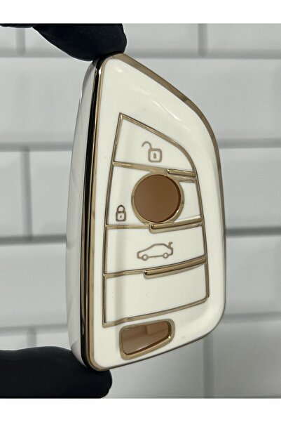 GMA KEYS لوكس بي ام دبليو 1 3 5 7 سلسلة X1 X3 X5 F10 F20 F30 M3 M4 G20 G30 حافظة مفاتيح نانو ذكية ذهبي أبيض