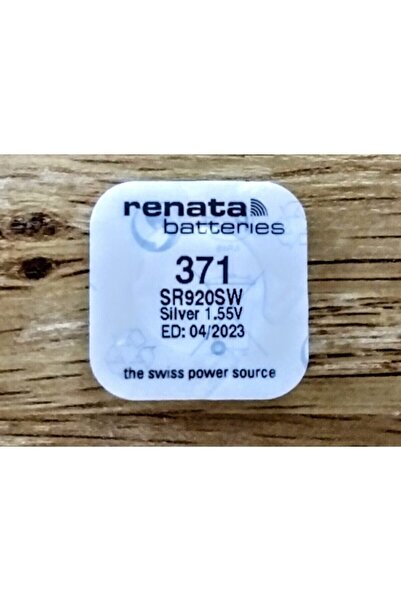 RENATA 371 Sr 920 Sw 1.55v Pil Son Kullanım Tarihi 2027
