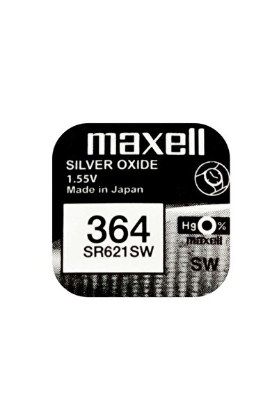 Maxell 364 Sr621sw 1.55v Saat Pili 1 Adet %100 Orijinal