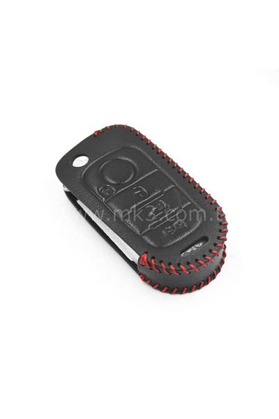 GMA KEYS Luxury Fiat Egea 500 X Switchblade Leather Key Protection Case and Knitted Keychain 1Quality