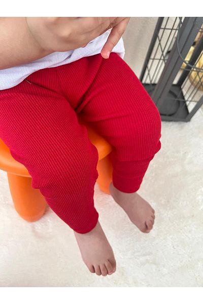 BAHNUR BABY-CHILD RED FiTiLLi RiBANA TIGHTS