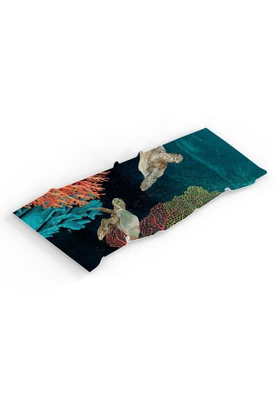 YORKADESIGN Beach and Sea Towel - Colorful Turtle Pattern Print