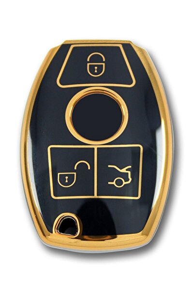 GMA KEYS Πολυτελής θήκη κλειδιού τύπου Be Nano για Mercedes Benz 2001-2016, Μ...