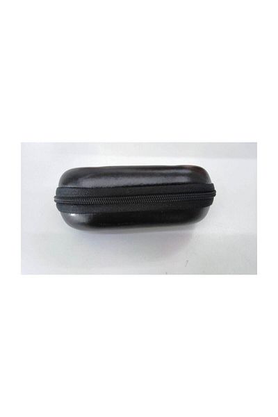 Ege Optik Unisex Black Zippered Leather Glasses Box