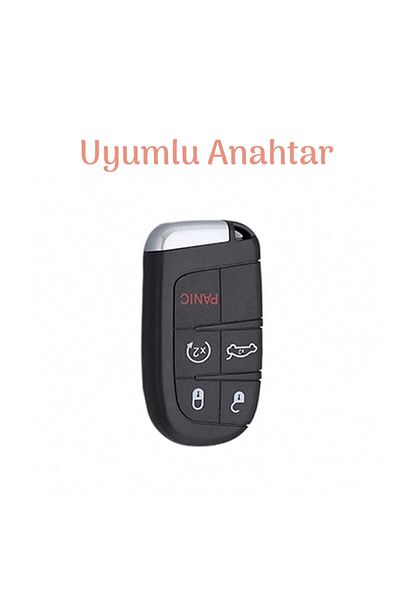 GMA KEYS Luxury Fiat Egea Cross 500x Compatible 500l 5 Button Nano Key Case White Gold Gold Color
