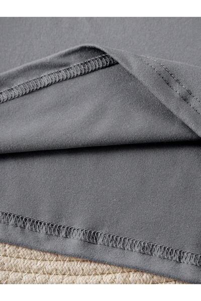 FAVORİST Dámské tričko s potiskem Daisy s výstřihem do V – Regular Fit