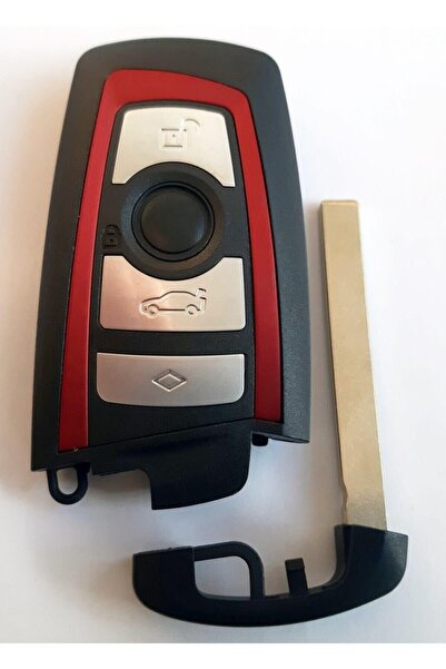 GMA KEYS Bmw Smart Key Cupa Telecomandă Cupa 4 Butoane Roșu