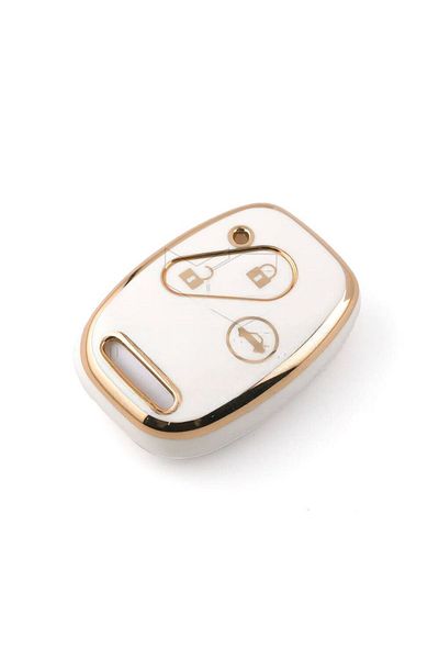 GMA KEYS Luxury Honda Civic Fd6 Crv Accord 3 Button Nano Key Case White Gold Color