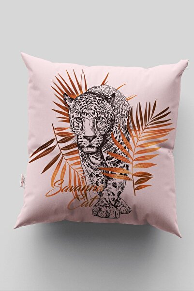 menesahome Μοτίβο λεοπάρ, Μαξιλάρι με μοτίβο φύλλων, Μαξιλάρι με μοτίβο λεοπά...