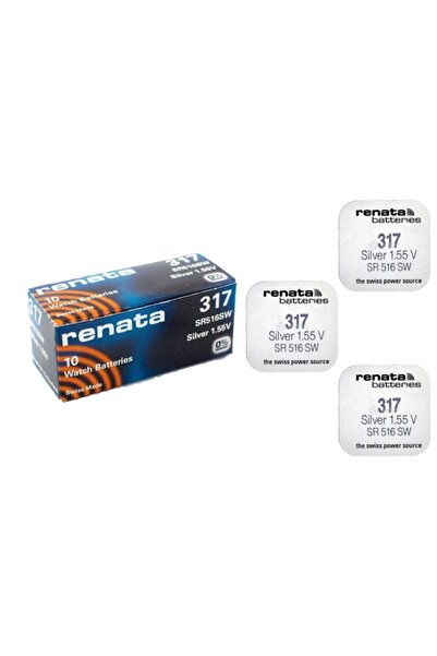 RENATA Sr516sw 317 Saat Ve Cihaz Pili 3 Adet
