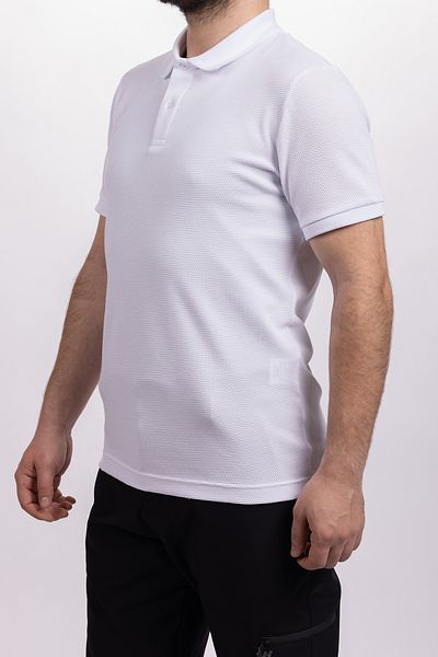Huğlu Polo Neck Honeycomb Patterned T-Shirt