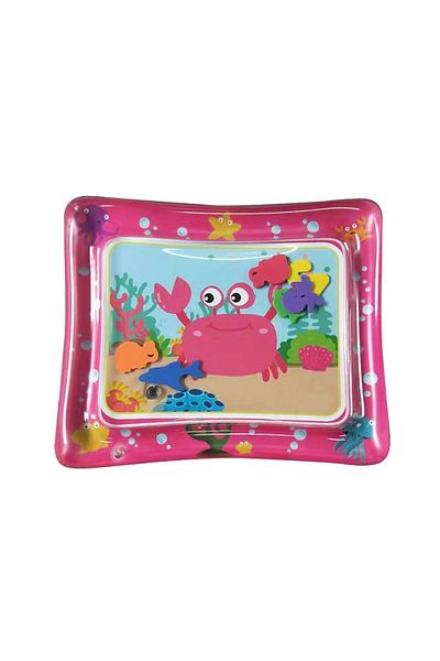 elfobaby Pink Baby Water Play Mat - Tummy Time and Activity Toy Water Pool