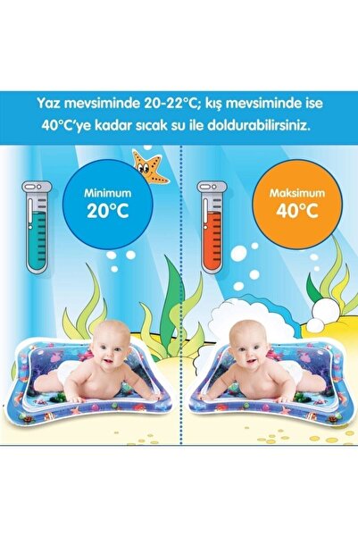 elfobaby Bebek Su Oyun Matı (TUMMY TİME) - Test Raporlu