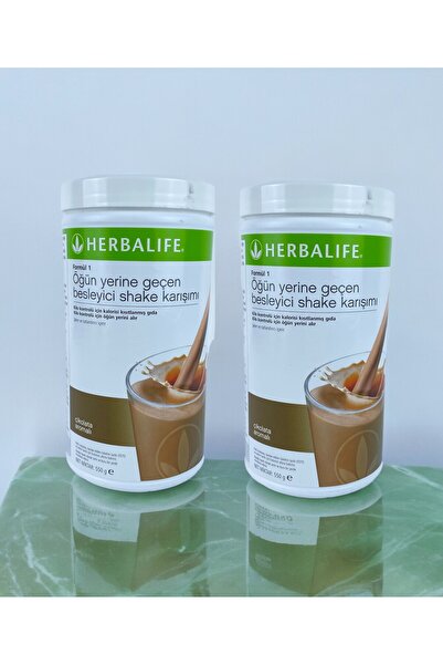 Herbalife Hızlı Ve Özel Teslimat Formül 1 Çikolata Aromalı 500 gr 2 Adet Shake