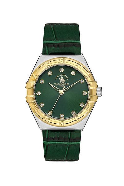 Santa Barbara Polo & Racquet Club ساعة يد نسائية - موديل SB.1.10528-3