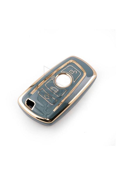 GMA KEYS Luxury Bmw 1 3 5 7 Series X1 X3 X4 X5 F10 F15 F16 F20 F30 F18 F25 M3 M4 Nano Key Case Gray Gold