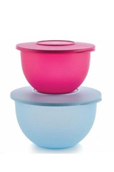 Tupperware 2.5lt-4.3lt Pink Blue Eco Storage Container - Eco2
