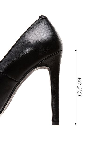 Derimod Black Leather Women's Stiletto - 23wfd160418