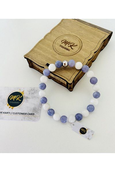 MK tasarım PURPLE QUARTZ STONE BRACELET