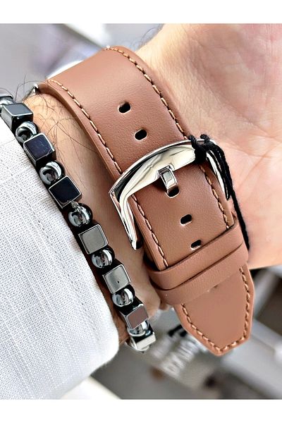 Ferrucci Men's Leather Cord Wristwatch - FCF.14586FK.02 Function