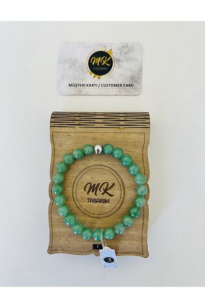 MK tasarım REAL AVENTURINE STONE BRACELET