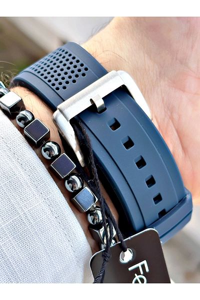 Ferrucci Men's Silicone Cord Wristwatch - FCF.03297FS.02 Function