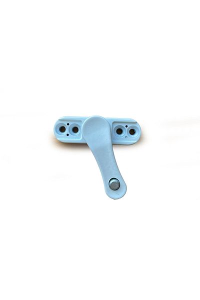 EVA PLAST 1 Piece PVC Door Window Child Safety Latch Metal - With Special Pin