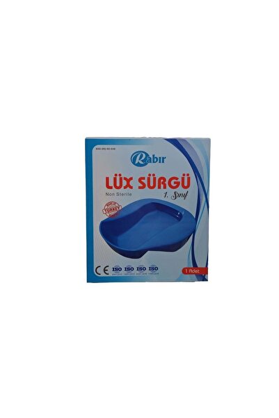 RABIR Yatan Hasta Plastik Sürgü Lazımlık Hasta Tuvaleti Seyyar