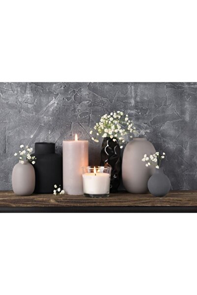 TRADE AYS Antrasit Gri Mum Kombini Dekoratif Kanvas Duvar Tablo