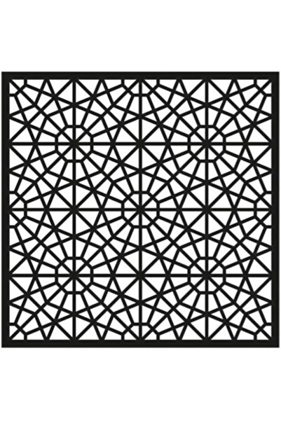 Dekotavan 12'li Dekoratif Tavan Paneli Orient (60X60) Siyah - Beyaz