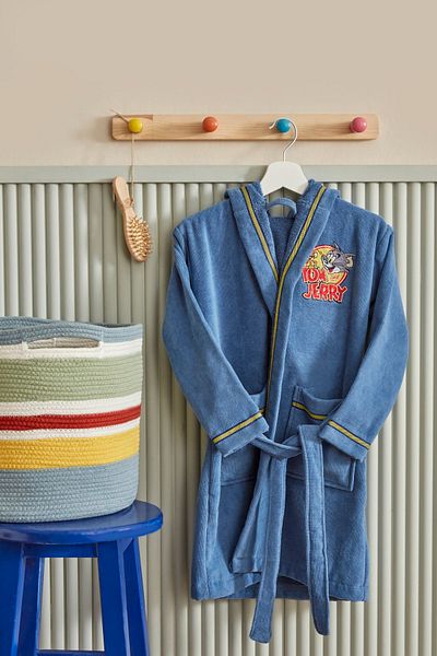 Tom& Jerry Μπουρνούζι με κουκούλα Karaca Home Tom and Jerry Ηλικία 8/10