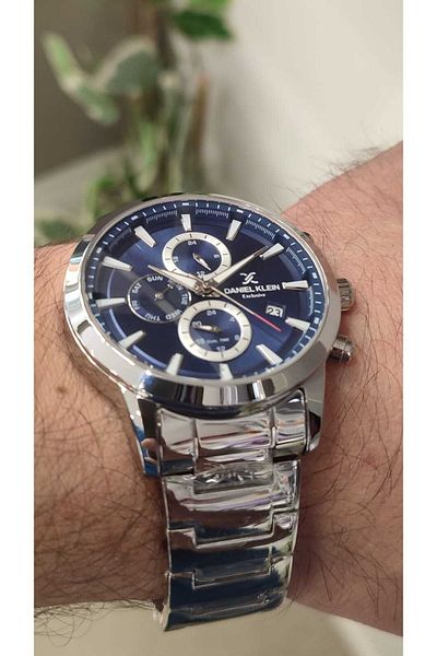 Daniel Klein Steel Function Men's Wristwatch 3 Atm Waterproof