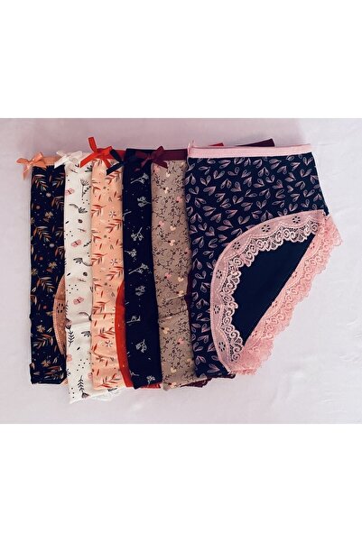 DONLİZZA Dantelli Desenli Bato Külot 5 Adet