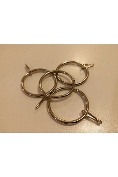 İstanbul Perde Metal Rustic Ring (SILVER COLOR)