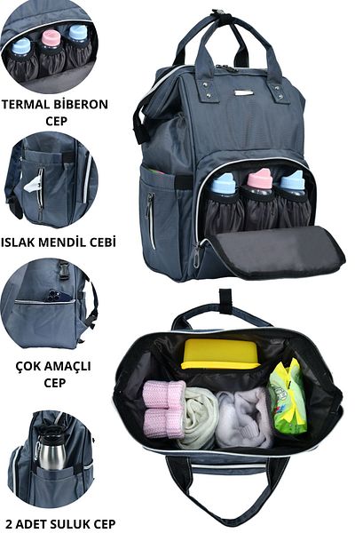 Çantaland Comfortable and Convenient Mother Baby Care Backpack Suitable for Human Health - 100% Mothers' Choice