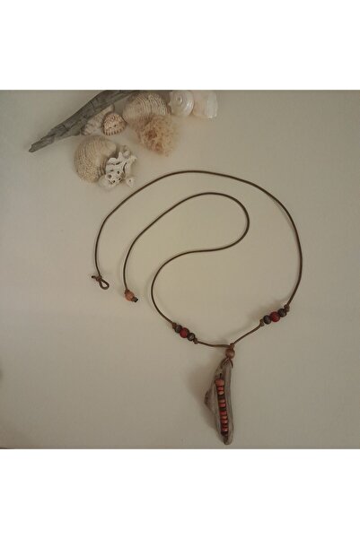 Juuni Tasarım Hediyelik Eşya Bohem tarz ahşap tasarım dizili kolye