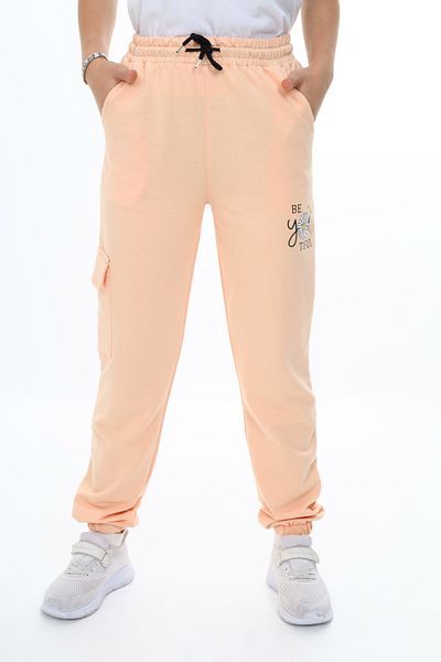 e-çocuk Daisy Printed Girls' Sweatpants - Be You 458