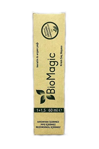 BIOMAGIC Amonyaksız Krem Saç Boyası 60 ml 55.21 Buzlu Kahve