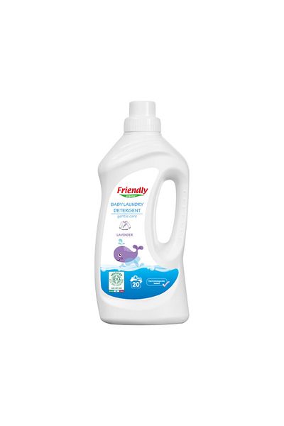 Friendly Organic 1000ml Lavender Baby Laundry Detergent, White