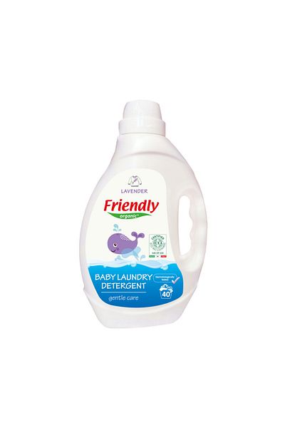 Friendly Organic 2000ml Lavender Baby Laundry Detergent, White