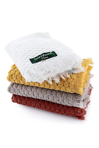 Bambum Home Bambum Cindy - Баня з бахромою Екрю 90x160