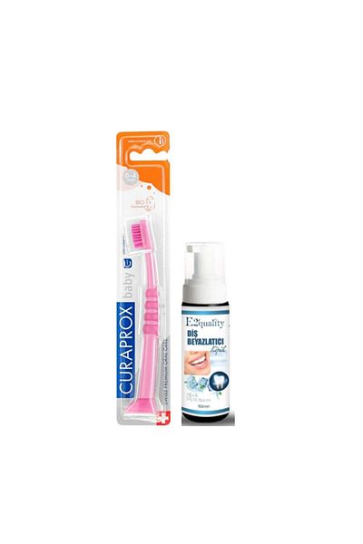 Curaprox Baby 4260 Toothbrush 0-4 Years - Teeth Whitening Foam Gift