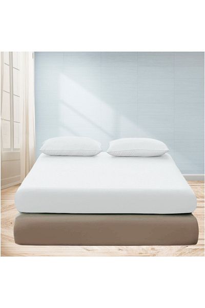 Rimo Home طقم ملاءة سرير مطاطية مزدوج 180*200