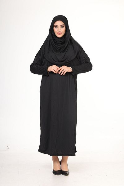 Bluence Rochie hijab dintr-o bucată, ușor de purtat, cu husă de transport ca cadou