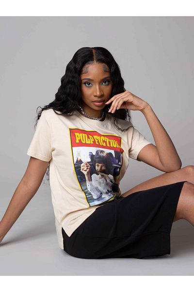 URBAN HAUL By Styli Regular Fit Pulp Fiction Graphic T-Shirt
