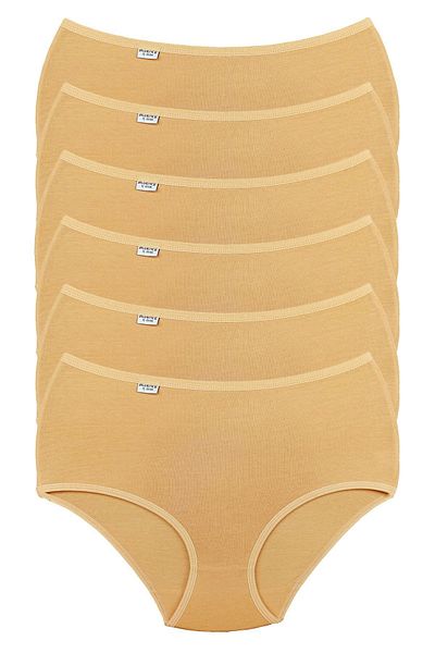 Bluence Γυναικείο δέρμα 6 τεμαχίων ψηλόμεσο Lycra Bato εσώρουχο