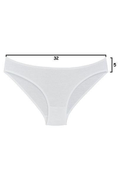 Bluence Slip din viscoză Lycra cu talie joasă 5 buc