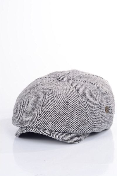 mercantoptan Winter Model Italian Pattern Men's Cap Hat